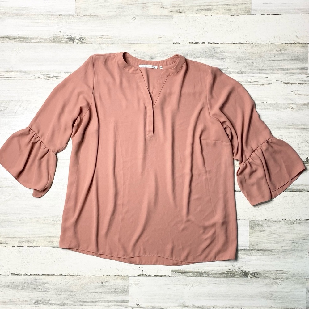 Violet + Claire Plus Size Women’s Blouse with 3/4 Sleeves